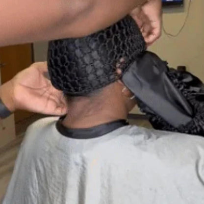 Elevate Your Hair Care with Our 2-in-1 Reversible Wrap Cap Bonnet - Perfect for Silk Press, Curly Hair & Wig Protection!
