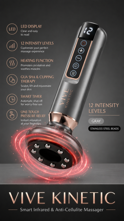 Vive Kinetic| Smart Red Light & Anti-Cellulite Vacuum Sculptor