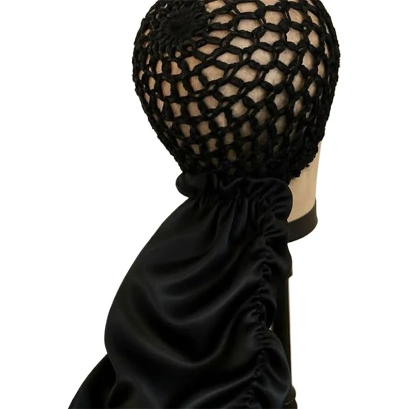 Elevate Your Hair Care with Our 2-in-1 Reversible Wrap Cap Bonnet - Perfect for Silk Press, Curly Hair & Wig Protection!