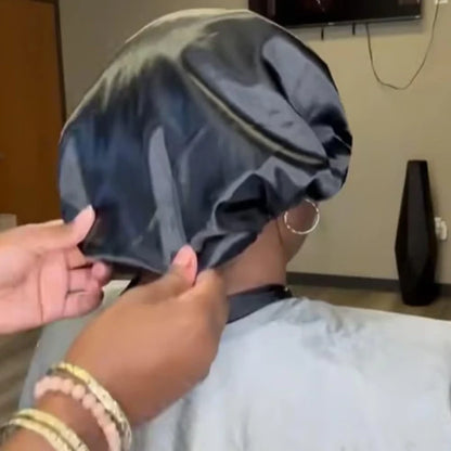 Elevate Your Hair Care with Our 2-in-1 Reversible Wrap Cap Bonnet - Perfect for Silk Press, Curly Hair & Wig Protection!