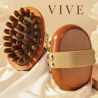 VIVE Meridian Ritual Comb | Luxury Body & Scalp Massage Brush