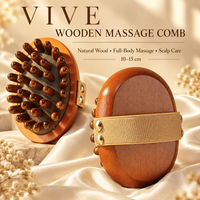 VIVE Meridian Ritual Comb | Luxury Body & Scalp Massage Brush
