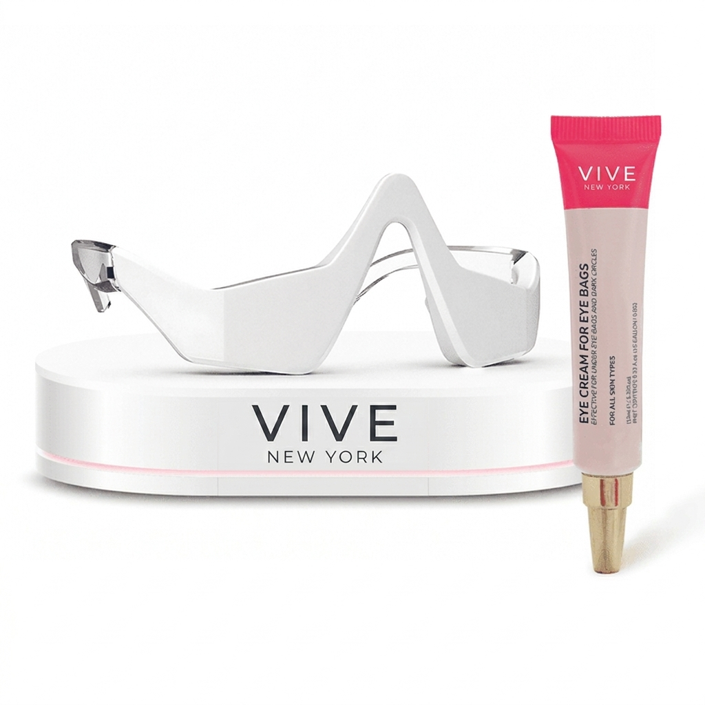 Vive™ 2-in-1 Rotlichttherapie + EMS zur Beseitigung von Tränensäcken