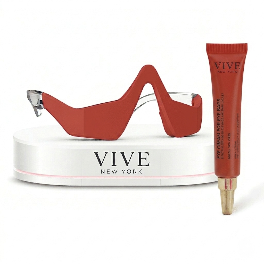 Vive™ 2-in-1 Rotlichttherapie + EMS zur Beseitigung von Tränensäcken