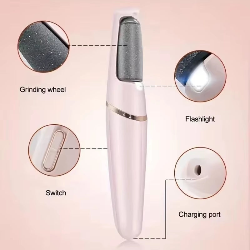 Revolutionize Your Foot Care with the Rechargeable Electric Foot Grinder - Ultimate Callus Remover for Smooth, Beautiful Feet