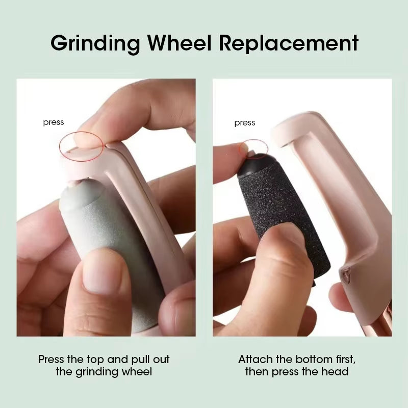 Revolutionize Your Foot Care with the Rechargeable Electric Foot Grinder - Ultimate Callus Remover for Smooth, Beautiful Feet
